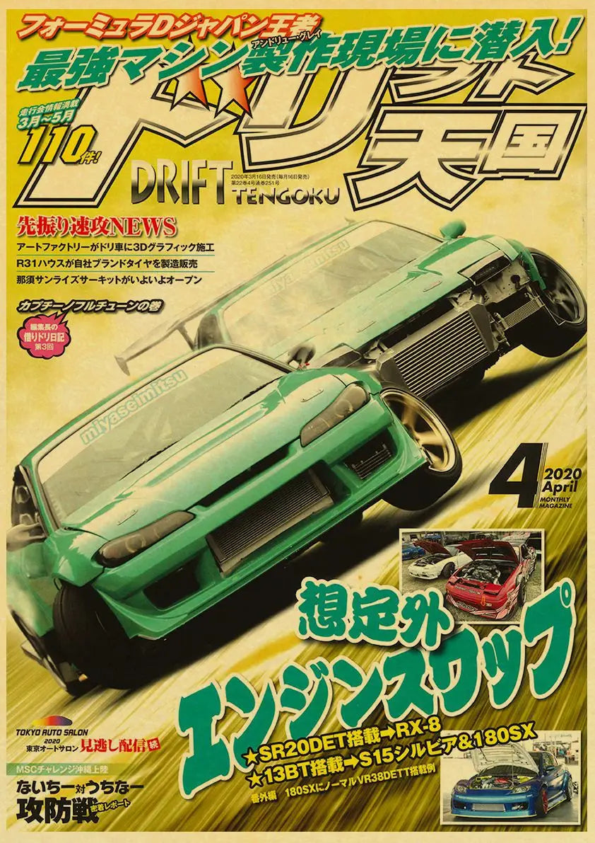 JDM Car Japan 90s Poster Wall