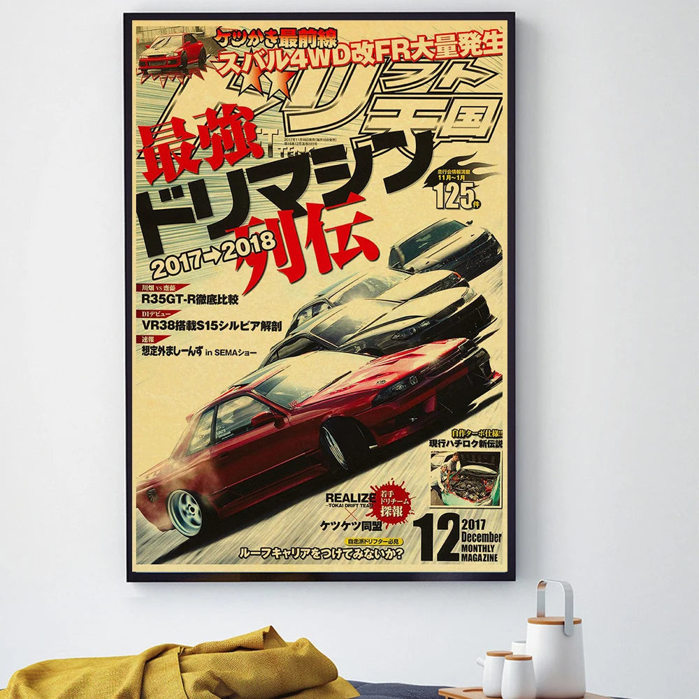 JDM Car Japan 90s Poster Wall