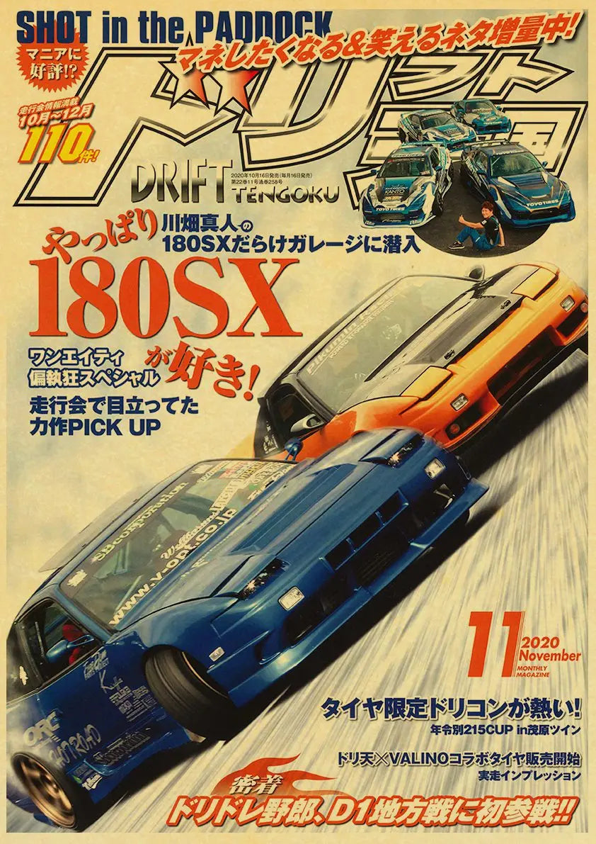 JDM Car Japan 90s Poster Wall