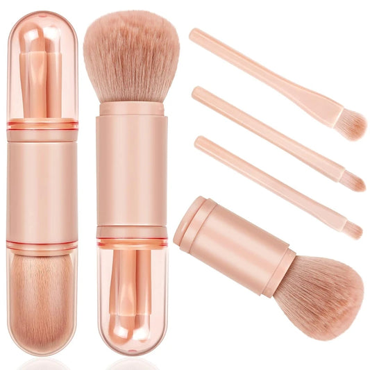 4 in 1 Mini Cute Makeup Brush Set