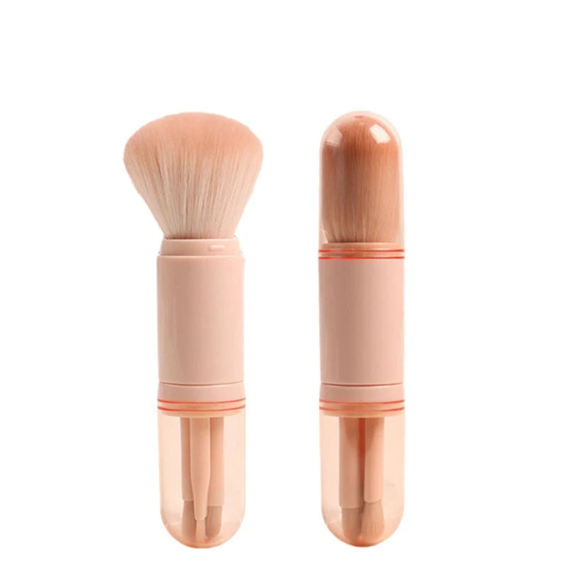 4 in 1 Mini Cute Makeup Brush Set