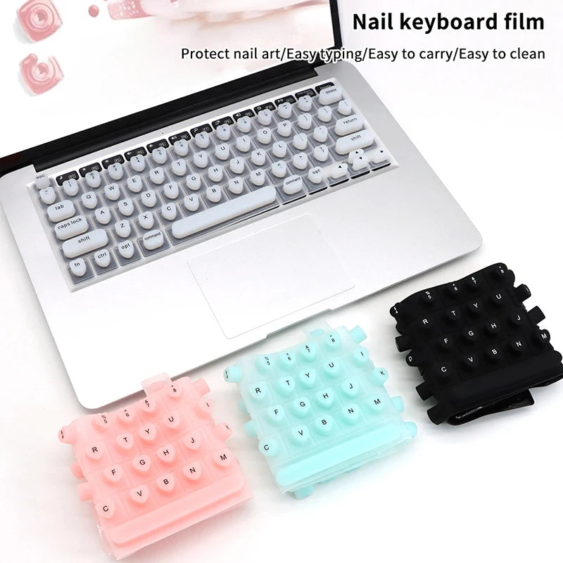 Silicone Nail Art Keyboard Protector