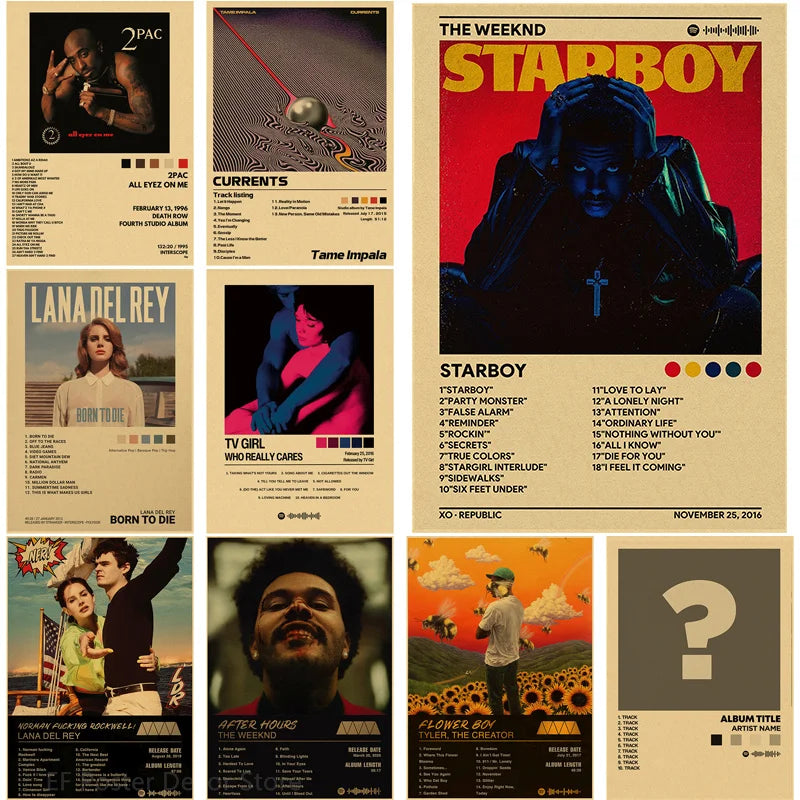 Singer Album Cover Poster