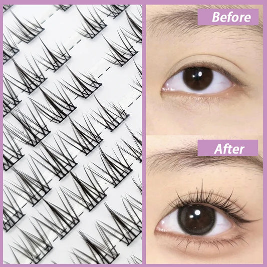 120Pcs Large Capacity Sunflower False Eyelash Personal Eyelash