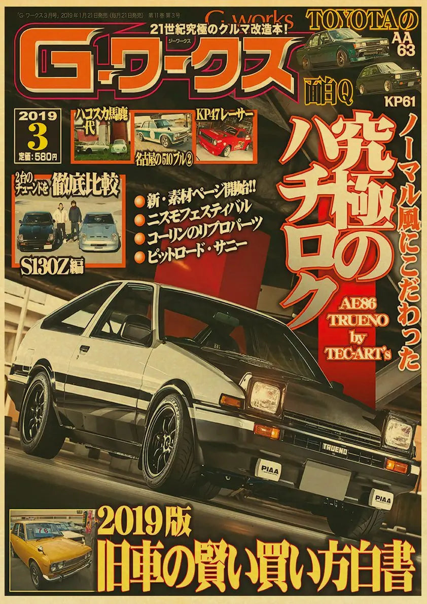 JDM Car Japan 90s Poster Wall