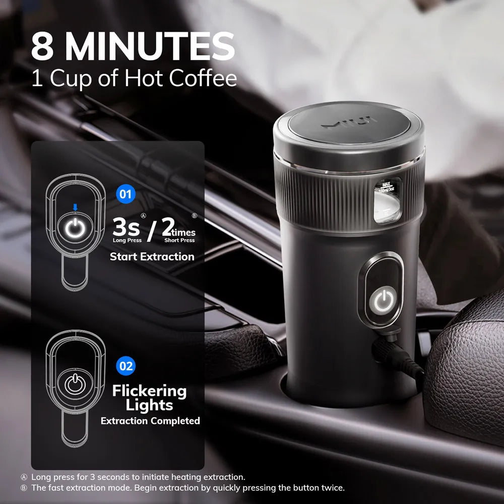 Portable Coffee Maker MIUI Small Espresso Machine