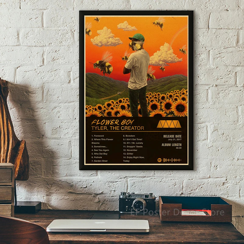 Singer Album Cover Poster