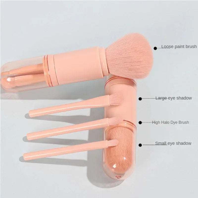 4 in 1 Mini Cute Makeup Brush Set