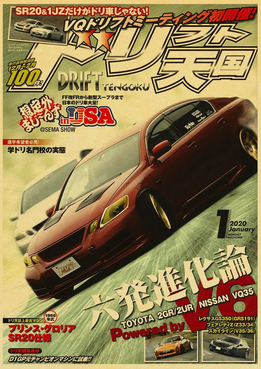 JDM Car Japan 90s Poster Wall