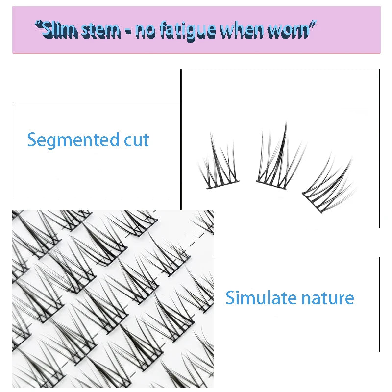 120Pcs Large Capacity Sunflower False Eyelash Personal Eyelash